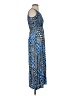 Notations 100% Rayon Print Blue Casual Dress Size S (petite) - photo 4