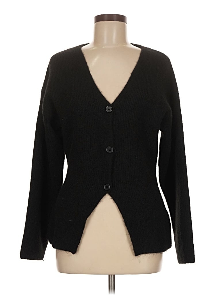 Pre-owned Asos Design Cardigan Sweater In Black