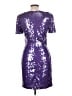 Niteline 100% Polyester Purple Cocktail Dress Size 12 - photo 2