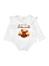 Shein White Long Sleeve Onesie Size 6-9 mo - photo 1