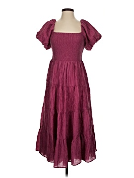 zac posen burgundy dress Francesca Dress, Blue Petit Camo / XL