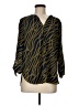 MICHAEL Michael Kors Gold 3/4 Sleeve Blouse Size M - photo 1