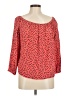 Gap 100% Rayon Orange 3/4 Sleeve Blouse Size M - photo 1