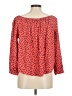 Gap 100% Rayon Orange 3/4 Sleeve Blouse Size M - photo 2