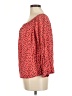 Gap 100% Rayon Orange 3/4 Sleeve Blouse Size M - photo 5