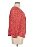Gap 100% Rayon Orange 3/4 Sleeve Blouse Size M - photo 4