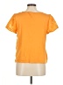 Ann Taylor Orange Short Sleeve Blouse Size M - photo 2