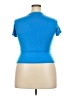Pumiey Blue Short Sleeve Turtleneck Size 2XL - photo 2