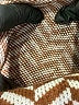 Unbranded Chevron-herringbone Brown Turtleneck Sweater Size M (estimated) - photo 7