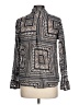 Tommy Hilfiger Print Gray Long Sleeve Blouse Size L - photo 2