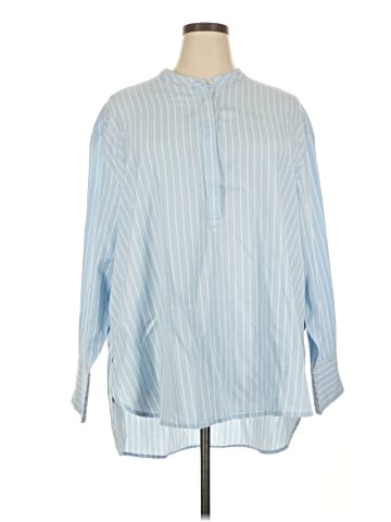 Lane Bryant 3/4 Sleeve Button-Down Shirt (view 1)