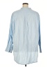 Lane Bryant 100% Lyocell Stripes Blue 3/4 Sleeve Button-Down Shirt Size 22 - 24 Plus - photo 2