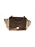 Céline 100% Leather Color Block Tan Brown Leather Satchel One size (estimated) - photo 1
