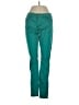 Life in Progress Color Block Teal Jeggings Size 25 waist - photo 1