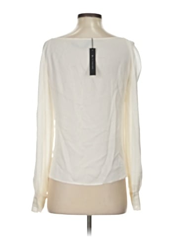 Tahari Long Sleeve Silk Top (view 2)