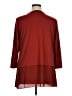 Lyssé 100% Polyester Burgundy 3/4 Sleeve Blouse Size XL - photo 2