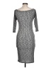 Love Tweed Gray Casual Dress Size L - photo 2