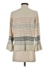 Ann Taylor LOFT Stripes Tan Pullover Sweater Size S - photo 2