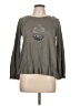Moschino Jeans Gray Long Sleeve Top Size 10 - photo 1