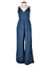 Japna Solid Blue Jumpsuit Size XS - photo 1