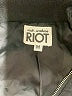 Sub Urban Riot Solid Black Track Jacket Size M - photo 6