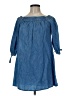 Speechless Blue 3/4 Sleeve Top Size S - photo 1