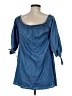 Speechless Blue 3/4 Sleeve Top Size S - photo 2