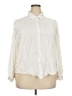 ELOQUII 100% Viscose Ivory Long Sleeve Blouse Size 20 Plus - photo 1