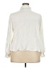 ELOQUII 100% Viscose Ivory Long Sleeve Blouse Size 20 Plus - photo 2