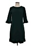 CeCe 100% Polyester Solid Green Casual Dress Size 4 - photo 1