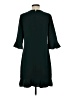 CeCe 100% Polyester Solid Green Casual Dress Size 4 - photo 2