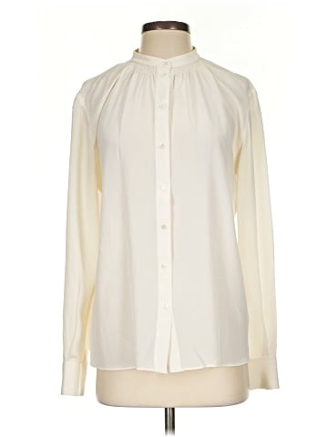 Joseph Long Sleeve Silk Top (view 1)