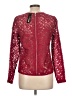 INA 100% Polyester Burgundy Long Sleeve Blouse Size L - photo 2