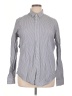 ASOS 100% Cotton Chevron-herringbone Gray Long Sleeve Button-Down Shirt Size XL - photo 1