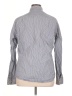 ASOS 100% Cotton Chevron-herringbone Gray Long Sleeve Button-Down Shirt Size XL - photo 2