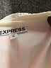 Express 100% Polyester Chevron-herringbone Ivory Casual Dress Size M - photo 6