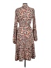 Leota Animal Print Brown Casual Dress Size M - photo 2