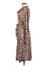 Leota Animal Print Brown Casual Dress Size M - photo 5