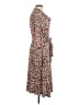 Leota Animal Print Brown Casual Dress Size M - photo 4