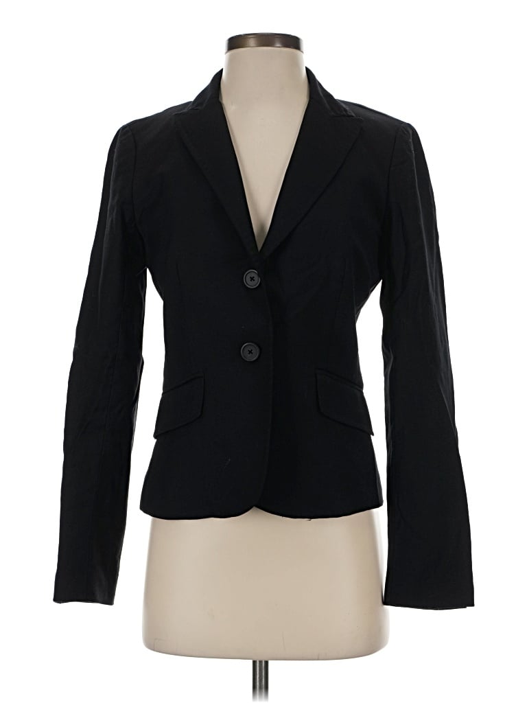 Pre-owned Jcrew Wool Blazer Jacket In Black