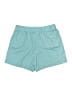 Just Be... 100% Polyester Solid Teal Shorts Size L - photo 2