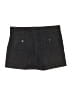 Theory Solid Black Denim Shorts Size 4 - photo 2