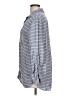 BeachLunchLounge 100% Viscose Stripes Gray Long Sleeve Button-Down Shirt Size L - photo 5