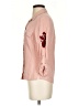 Guess Pink 3/4 Sleeve Button-Down Shirt Size XS - photo 5