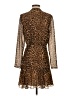 Jay Godfrey Animal Print Brown Casual Dress Size 4 - photo 2