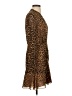 Jay Godfrey Animal Print Brown Casual Dress Size 4 - photo 4