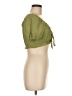 Shein 100% Polyester Green Short Sleeve Top Size 6 - photo 4