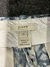 J.Crew 100% Linen Floral Blue Shorts Size 4 - photo 3
