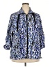 Laura Ashley Animal Print Blue Coat Size 2X - photo 1