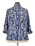 Laura Ashley Animal Print Blue Coat Size 2X - photo 2